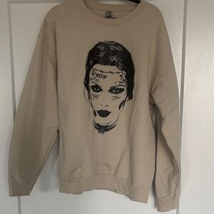 Taylor Swift “Fortnight” Beige Crew Neck